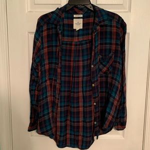 American Eagle boyfriend flannel